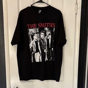 Vintage The Smiths Black Graphic T-Shirt unisex extra large